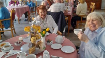 Mother's Day Afternoon Tea at Martins House Care Home joyful gathering.
