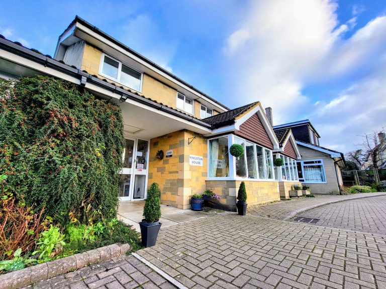 Kingston House exterior, a care home in Calne.