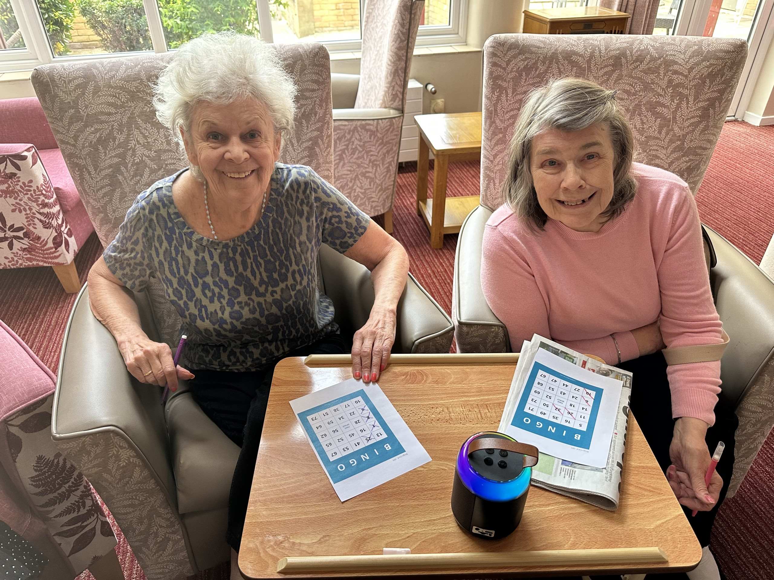 Alan Morkill residents play bingo with friendly competition