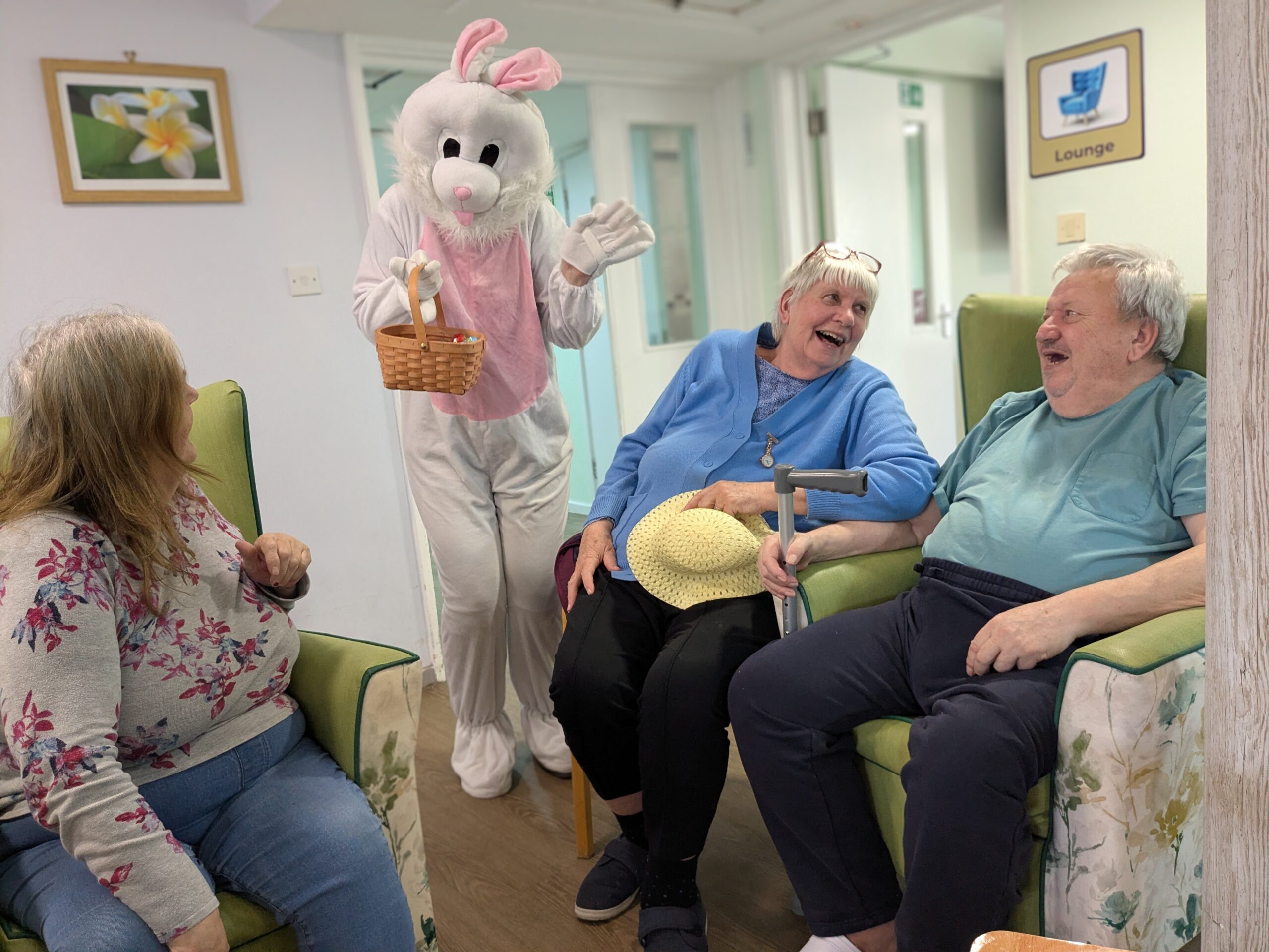 Easter bunny visit brings smiles to St Stephen’s residents