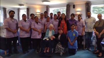 Autumn Vale Care Centre team celebrates staff appreciation party