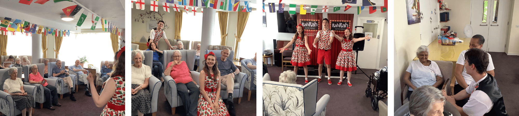 Dancers entertain residents at Burrows House morning of music