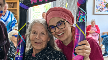 Residents enjoy disco fever at Willesden Court Care Home