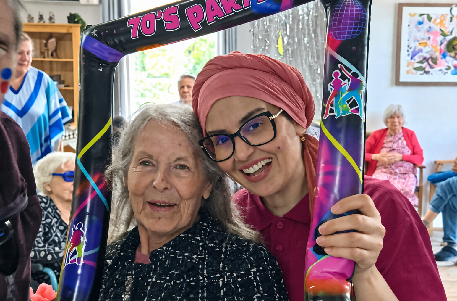Residents enjoy disco fever at Willesden Court Care Home