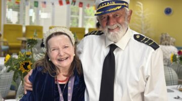 Captain in Lynwood Explorer uniform at Ascot celebration