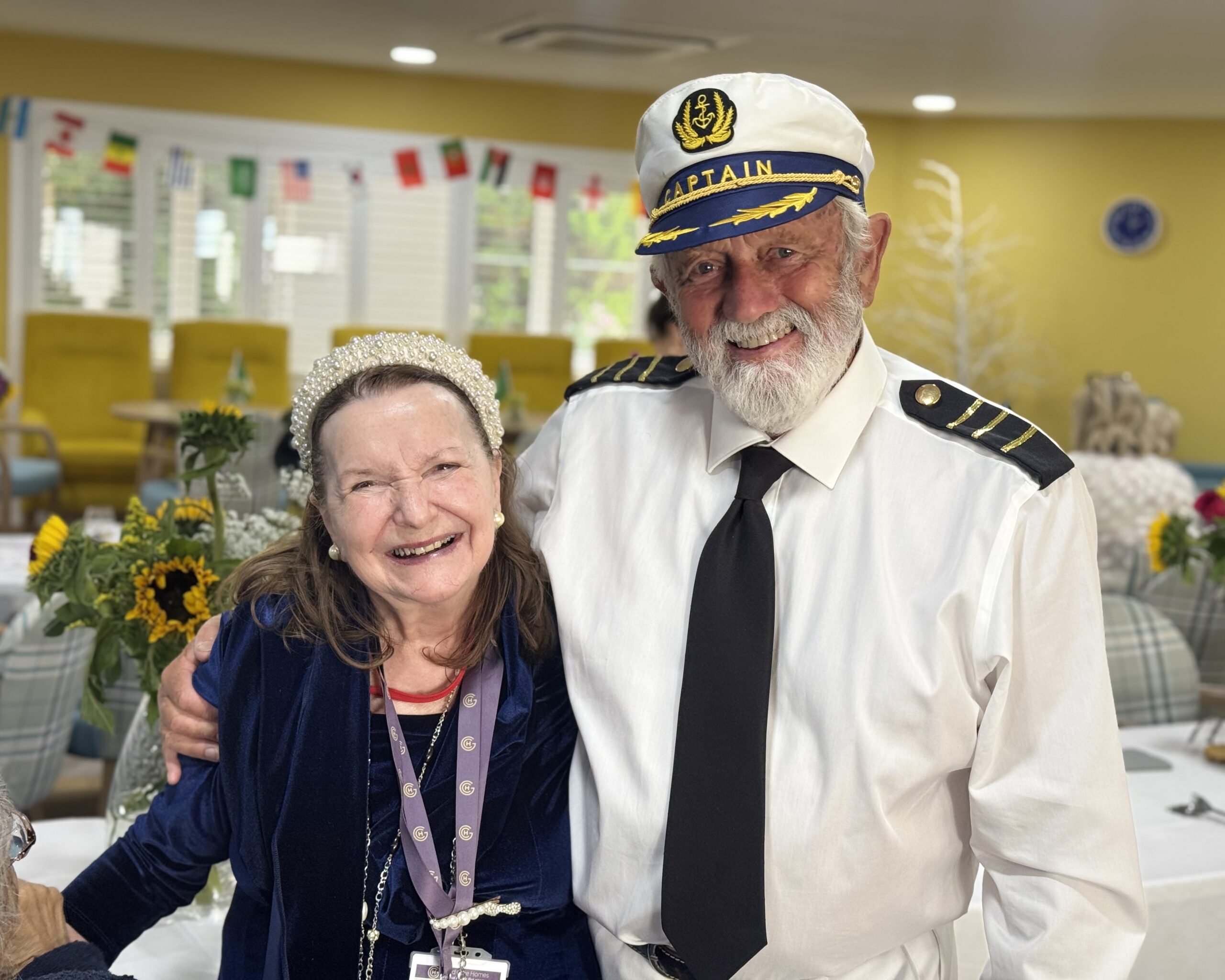 Captain in Lynwood Explorer uniform at Ascot celebration
