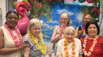 Summer BBQ fun: Beach themed celebration with Care Home residents